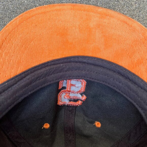 San Francisco Giants Corduroy Snapback Hat MLB Black Orange Promo Cap Adjustable - Picture 2 of 6